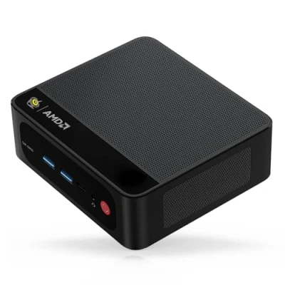 Imagen de Beelink SER5 Mini PC, procesador AMD Ryzen 5 5500U de 6 núcleos y 12 Hilos hasta 4.0 GHz, 32 GB RAM SSD NVMe 500 GB, Triple Pantalla 4K a 60 Hz con HDMI/DP/Tipo C/LAN 2.5G/WiFi BT5.2