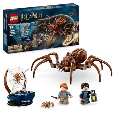 Imagen de Lego Harry Potter Aragog en el Bosque Prohibido Juguete de Construcción con Figura Araña, 2 Minifiguras Inc Ron Weasley, Regalo Coleccionable para Niños y Niñas Fans 7 Años o Más 76434