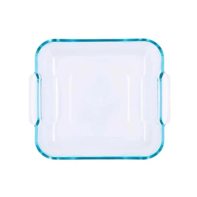 Imagen de Pyrex Cook&amp;enjoy Fuente Cuadrada Con Asas Horno Boro 25x22x6cm Transparente