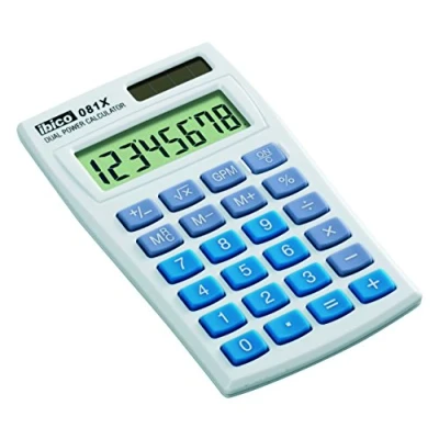 Imagen de Ibico Rexel IB410000 Calculadora de Bolsillo, 8 dígitos