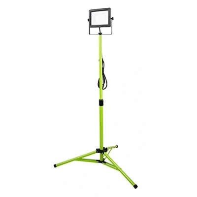 Imagen de Luceco Foco de Trabajo Trípode 50W, Luz Portátil IP65 Impermeable, Lampara LED para Obras, Jardines, Automóviles, Garajes