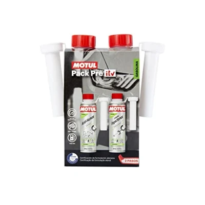 Imagen de MOTUL Pack Pre ITV Gasolin Injector Cleaner, Anti Smoke 111258 Limpiador, sistema inyección Gasolina Botella 600ml