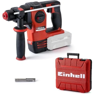 Imagen de Einhell Martillo percutor a batería HEROCCO Power X Change, Li Ion, 18 V, 2.2 Joule, Nm, motor sin escobillas, mecanismo impacto neumático, toma SDS+, incl. E box, ni cargador