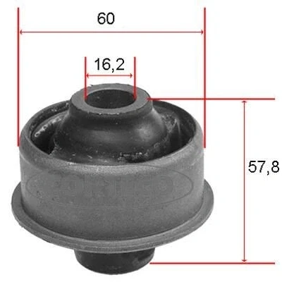 Imagen de CORTECO 21652805 Silentblock Brazo de Suspension Eje delantero, posterior, debajo OPEL: Vectra A Berlina, Astra F Calibra