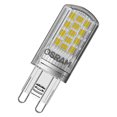 Imagen de Osram Pin Lote de 2 x Bombilla LED G9, 3,80W, Equivalente a, 2700 K, Sustitución 40W, Paquete doble,