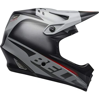 Imagen de BELL Full 9 Fusion MIPS MTB Casco de Cara Completa Integral, Unisex Adulto, Negro Mate/Gris/carmesí, XS 51 53cm