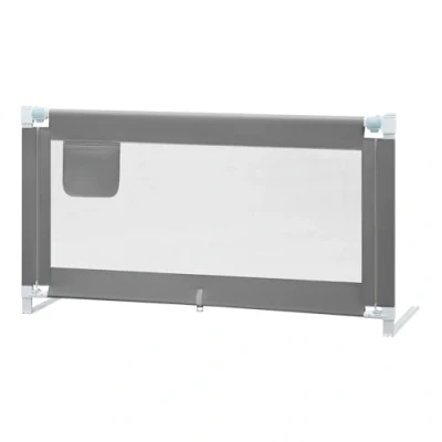 Imagen de WOLTU Barandilla de Seguridad para Niños, Barrera Niños Cama, Cama Protección Contracaídas, Colchones Largo 150 cm y Grosor Entre 5 30 cm, Gris Oscuro, KG003dgr01