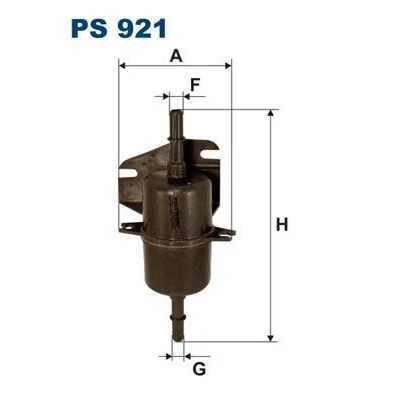 Imagen de FILTRON PS 921 Filtro Combustible de tubería 9,5 FIAT: Seicento / 600 Hatchback, Strada Pick up