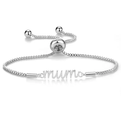 Imagen de Philip Jones Brazalete Mum bañado en Plata Creado con Cristales de Zircondia®