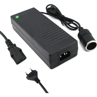 Imagen de OBEST Transformador 220V a 12V, 110V 230V 12V 10A 120W Convertidor de Corriente CA CC, Electrónico Encendedor Cigarrillos Coche Enchufe 100 Adaptador