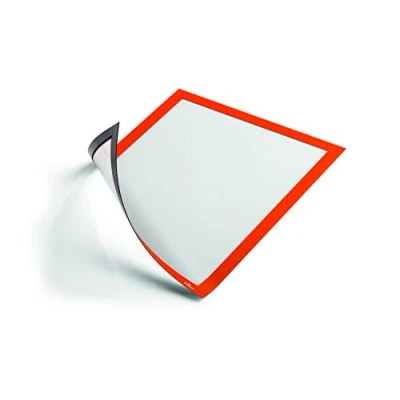 Imagen de Durable Duraframe Magnetic A4 4869 Marco magnético (DIN A4, 238 x 324 mm, 5 unidades), color naranja