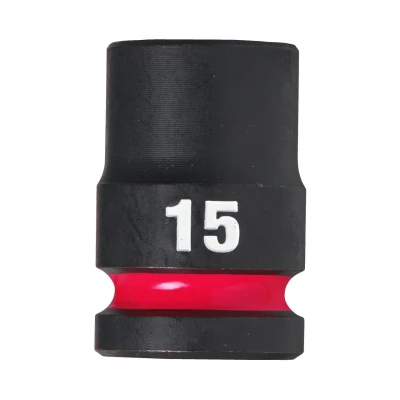 Imagen de Milwaukee 4932480309 Vaso de Impacto, Corto, 1/2&quot; Conducir, 15mm Tamaño