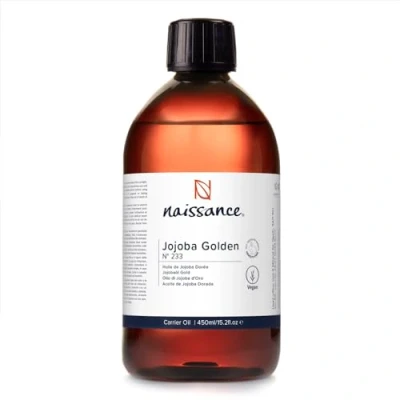 Imagen de Naissance Aceite De Jojoba (No. 233) 450ml Vegetal Refinar Prensado En Frio Natural, Hidratante Para Cara, Pelo, Uñas, Barba, Cuerpo, Cutículas