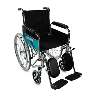 Imagen de Mobiclinic, Silla de Ruedas, Partenón, Plegable, Elevador piernas, Asiento 44 cm, Premium, Autopropulsable, Manual, Marca Española, Ortopédica, Reposapiés Ajustables, Reposabrazos, Resistente