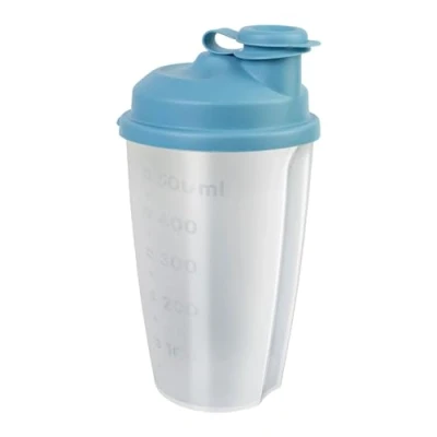 Imagen de Westmark Dispensador de aderezos/Shaker con Escala medición, Disco mezclador extraíble y Boquilla cerrada, Capacidad: 0,5 l, Plástico, Sin BPA, Mezcla, Color: translúcido/azul, 2435227B