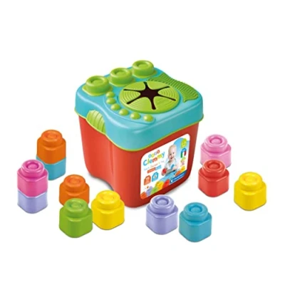 Imagen de Clementoni Soft Clemmy Toque Build and Play Sensory Bucket