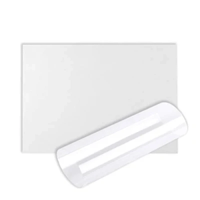 Imagen de Hojas de acetato A4 OHP Hoja color Película Transparente plástico Filtro luz Gel Ayuda lectura Gruesa 100 micrones (A4 Tamaño 10 hojas)
