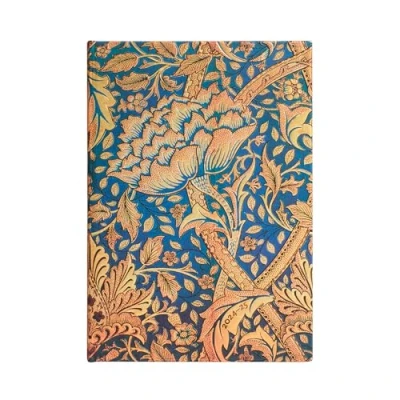 Imagen de Paperblanks Agenda 13 Meses 2025, Morris Danza del Viento, Midi, Apaisado, Cierre con Banda Elástica