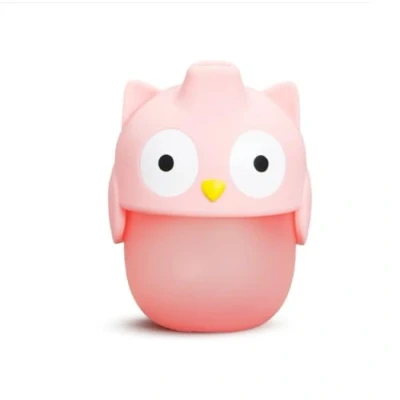 Imagen de Munchkin Whoo Soft Touch 8oz Spill Proof Sippy Cup. Silicone Transition Cup for Toddlers, Weaning Babies 9+ Months, BPA Free Toddler &amp; Baby Bottle Easy Grip Gentle Sipping