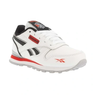 Imagen de Reebok Classic Leather Step, Zapatillas Unisex niños, FTWWHT/PUGRY3/VECRED, 28 EU
