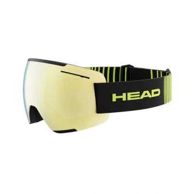 Imagen de HEAD F LYT Gafas de esquí y snowboard unisex para adultos, color verde lima/negro, M