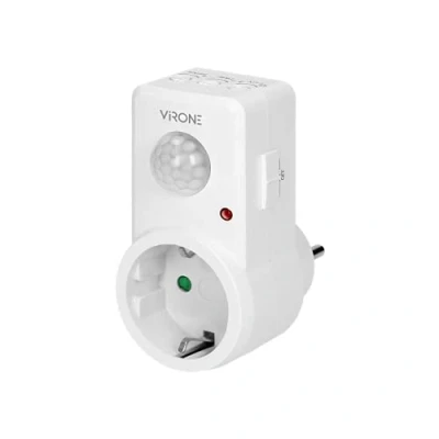Imagen de Virone MS 1(GS) Enchufe Inteligente con Sensor de Movimiento 120 Grados IP20 280W (Versión Schuko)