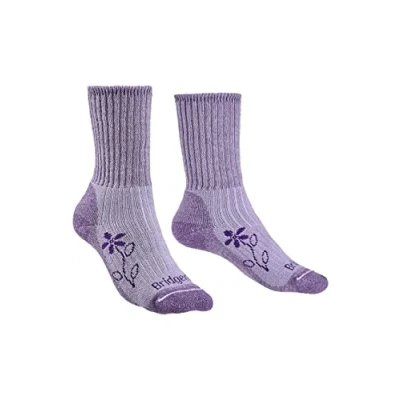 Imagen de Bridgedale HIKE Lightweight Cotton Cool Comfort Calcetines, Mujer, Morado (Violeta), talla del fabricante: S