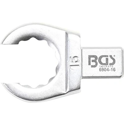 Imagen de BGS 6904 16 Llave de anillo insertable abierta mm Sujeción 9 x 12