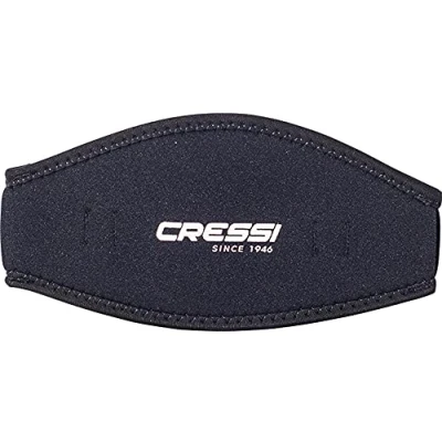 Imagen de Cressi Mask Strap Cover Correa de Neopreno para Máscara Buceo, Negro, Talla Única, Unisex Adultos
