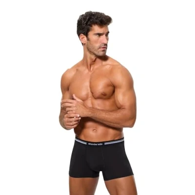 Imagen de Abanderado Bóxer Cerrado Técnico Cintura Extra Suave Hombre x1, Negro, 48