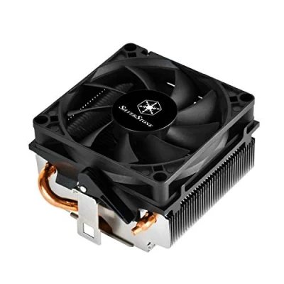 Imagen de SilverStone Technology SST KR01 Kryton Radiador de CPU (perfil bajo, ventilador PWM, 80 mm, altura 54 base AMD AM2/AM3/AM4/FM1/FM2)