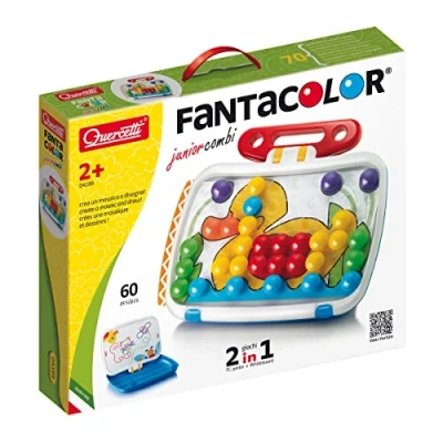 Imagen de Quercetti Combi Junior, Steckspiel 4199 Juego de mosaicos, Multicolor, qa4199 (4199)