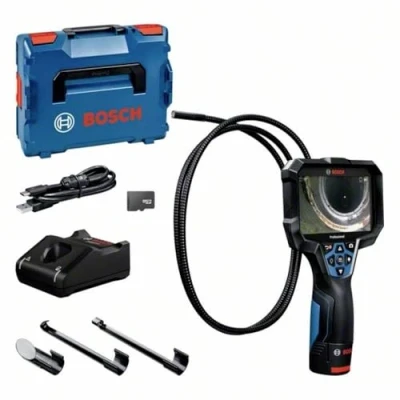 Imagen de Bosch Professional Cámara de inspección GIC 12V 5 27 C (longitud del cable: 150 cm, función orientación AutoUp, pantalla alta resolución: 5&quot; 1280x720 px, en L boxx)
