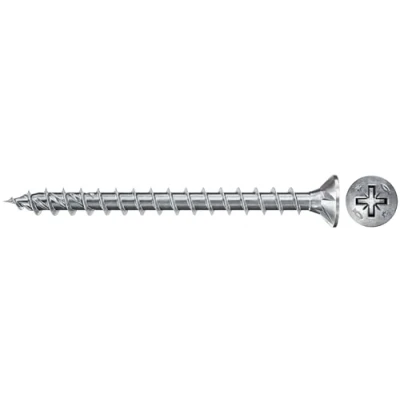 Imagen de fischer Tornillos para madera, cabeza avellanada de rosca total 4,5x45, Caja 200 unidades