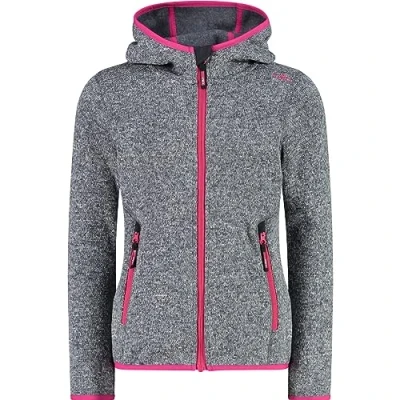 Imagen de CMP Chaqueta Kid G Con Capucha Fija, Softshell Unisex niños, Gris (Titanio Fucsia 3H19825), 116