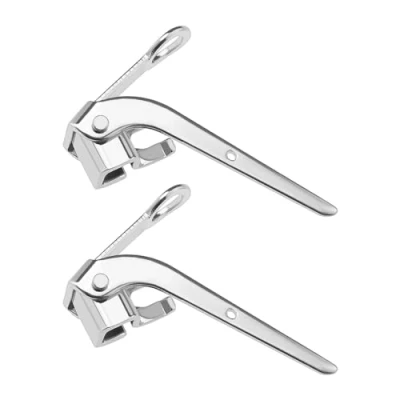 Imagen de 2 prensatelas de vástago bajo 006016008 para máquina coser, bajo, bordado, compatible con Singer Metal