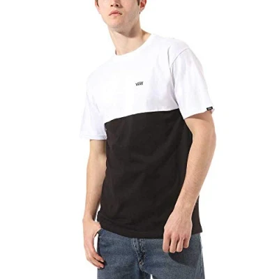 Imagen de Vans MN Colorblock TEE Camiseta estampada, Hombre, Talla: XS, White