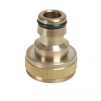 Imagen de Silverline Tools 598438 Conector rápido de latón para grifos (BSP 3/4&#039; 1/2&#039; Macho)