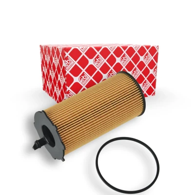 Imagen de FEBI BILSTEIN 172616 Filtro de aceite con junta anular Cartucho filtrante JEEP: WRANGLER 3, Cherokee IV