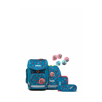 Imagen de ergobag Cubo Set Mochila Escolar ergonómica clásica, de 5 Piezas para Primer Curso Primaria