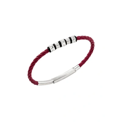 Imagen de Breil Wanderlust Pulsera, Hombre, Talla: One Size, Bordeaux