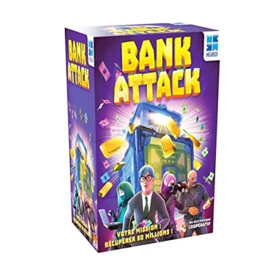 Imagen de Megableu Juego electrónico Bank Attack cooperativo Realiza el Casso del Siglo 5 Niveles Familiar y estratégico De 2 a 4 Jugadores 678059