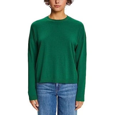 Imagen de ESPRIT 073ee1i301 Suéter, 300/verde Oscuro, XS para Mujer