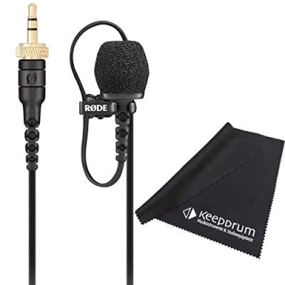 Imagen de Rode Lavalier II Set de micrófono condensador + paño microfibra keepdrum