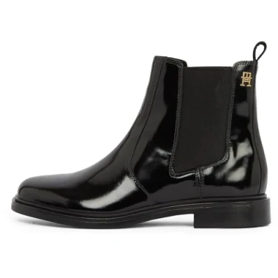 Imagen de Tommy Hilfiger Chelsea Abrasivato Botines, Mujer, Talla: 42, Black Zapatos