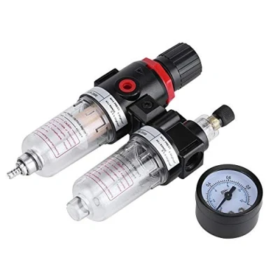Imagen de Broco Filtro regulador Y Lubricador,1/4 &#039;&#039; del de Aire presión Agua Lubricador Compresor Humedad Trampa Separador Aceite
