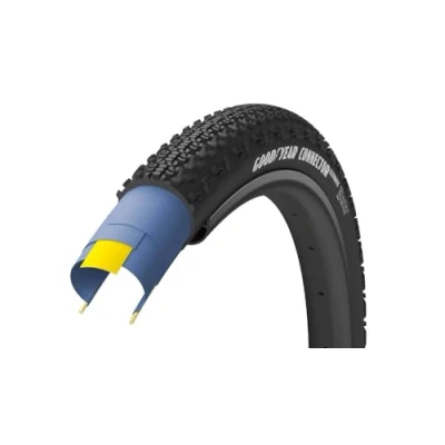 Imagen de GOODYEAR, 700x40c, Unisex Adulto Connettore Neumático, Pieghevole, Tubeless Pronto, Dynamic:a/T, Ultimate, 120tpi, Nero per Bike, Black