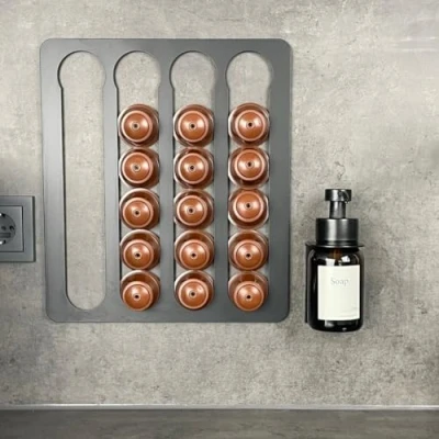Imagen de molemo Soporte para Cápsulas Nescafé Dolce Gusto Montaje en Pared de autoadhesivo sin agujeros Dispensador Organizador