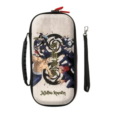 Imagen de Konix Jujutsu Kaisen Funda de transporte y protección Nintendo Switch, Switch Lite OLED 8 juegos Motivo Beige