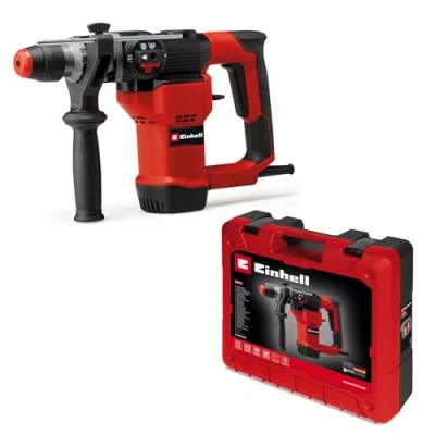 Imagen de Einhell Martillo perforador TC RH 28 3F (950 W, 3,5 J, mecanismo percutor neumático, SDS plus, tope de profundidad, perforación/perforación con percusión/cincelado fijación, incl. maletín)